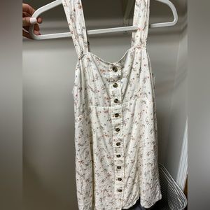 American Eagle Floral Cream Sundress